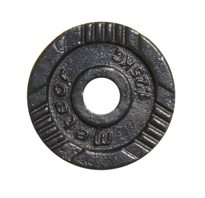 Obciążenie żeliwne Meteor czarne (28 mm) 1,25kg 