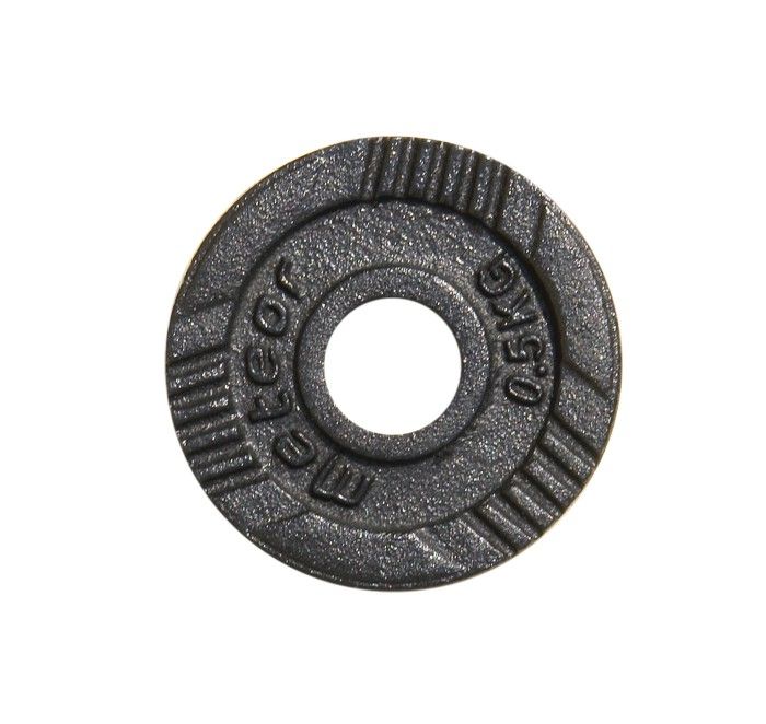 Obciążenie żeliwne Meteor czarne (28 mm) 0,5kg 