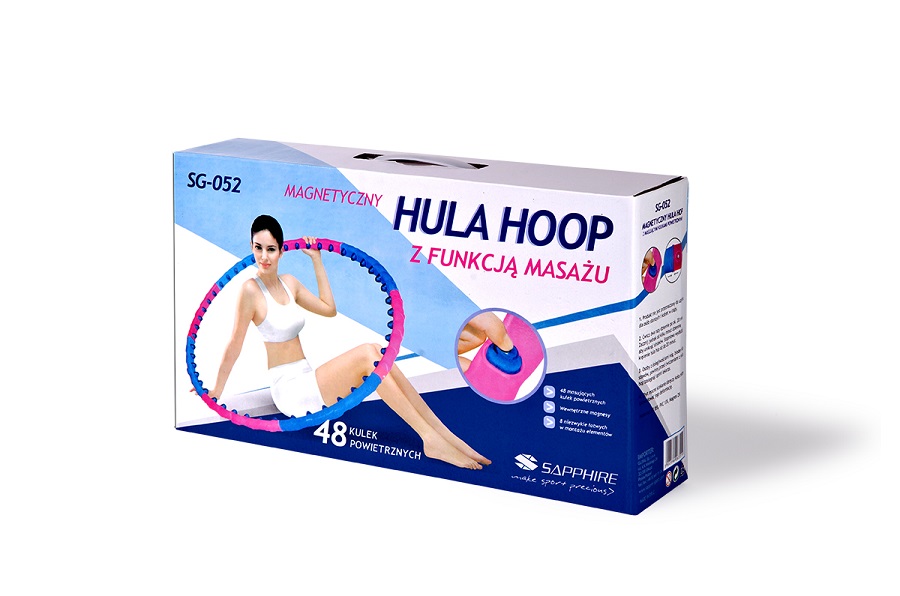Magnetyczny Hula-Hop z 48  powietrznymi kulkami Sapphire