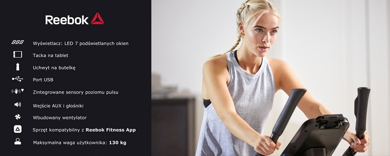 Rower stacjonarny magnetyczny SL 8.0 RVSL-10801 Reebok - zalety
