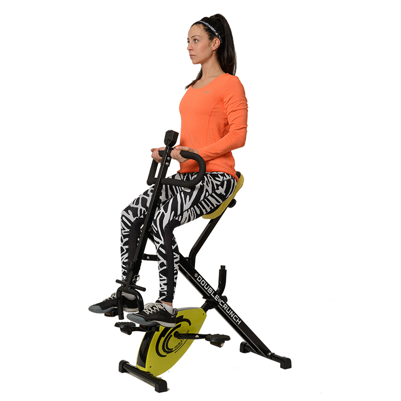 Total Double Crunch 2w1 z rowerem komputerem składany