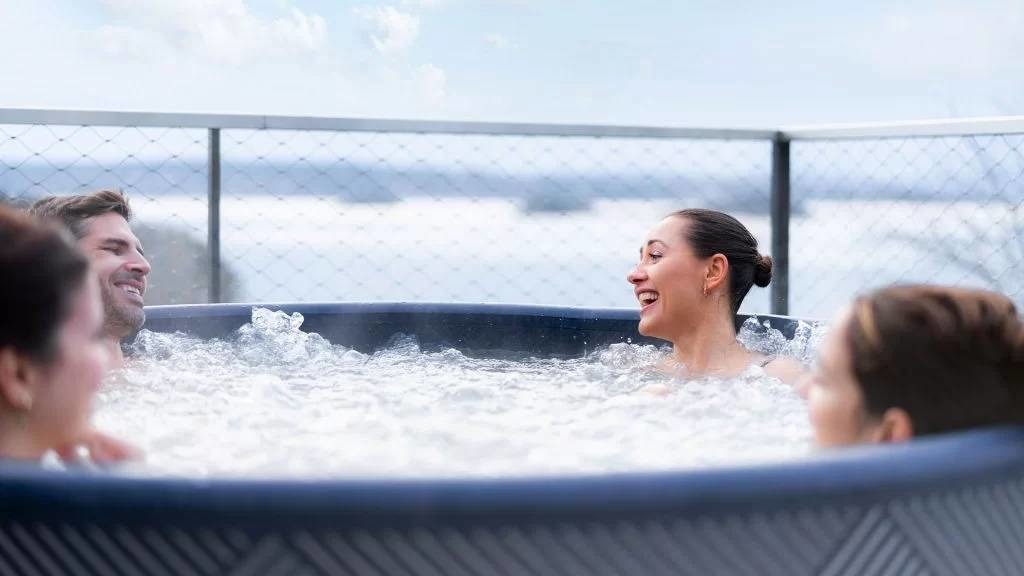 Jacuzzi basen z hydromasażem ogrodowy mspa