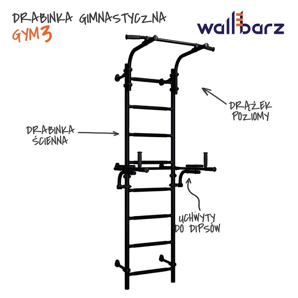 wallbarz gym 3 drabinka do ćwiczeń