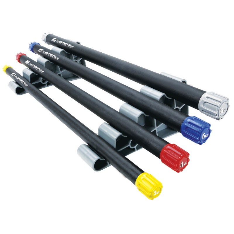 Zestaw gryfów do fitnessu INSPORTLINE 3,4,5,6 kg