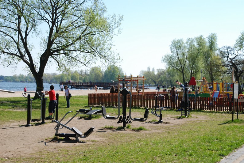 Siłownia pod chmurką