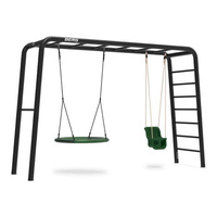 Siłownia Ogrodowa PlayBase | Bocianie Gniazdo + Kubełkowa 245 cm