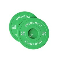 OUTLET Obciążenie olimpijskie bumper Color Mini UNDERFIT 2 x 1 kg