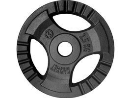 Obciążenie żeliwne do sztangi grafitowe (28,5 mm) 2,5 kg