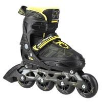 Łyżworolki NA11002 Nils Extreme czarno-żółte