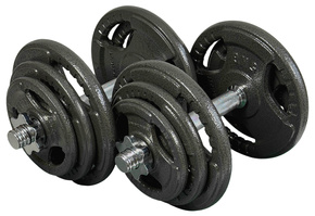 Hantle żeliwne regulowane Hammertone UNDERFIT 2 x 20kg zestaw siłowy