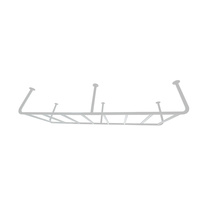 Drabinka gimnastyczna sufitowa SLIM biała | metalowa | 200x40 cm | 100 kg