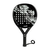 Rakieta do padel VirtuFit Hybrid czarno-szara 365g moc i kontrola