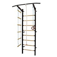 Drabinka gimnastyczna do ćwiczeń metalowa czarna Sport Child