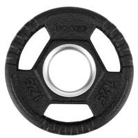 Obciążenie olimpijskie ogumowane czarne TOH01 HMS 1,25 kg