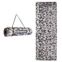 Mata treningowa fitness Camu 173x61x0,8 cm Insportline biało-czarna