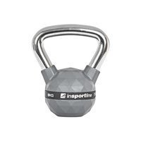 Hantla kettlebell gumowana PU 8 kg Insportline