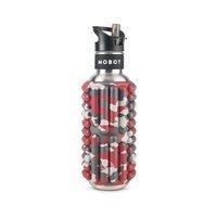 Roller bidon 2W1 MOBOT Grace 0,7 L czerwone moro