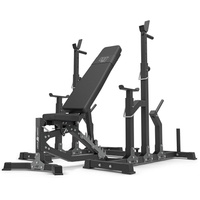 Ławka MS-L102 + Stojaki MS-S104 MARBO - Zestaw do treningu 300kg
