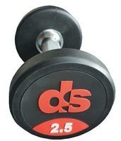 Hantla ogumowana 2,5 kg DelSport