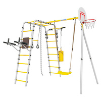 Plac zabaw Fitness | Lina + Kosz + Worek Bokserski + plastikowe siedzisko | 100 kg