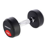 Hantla gumowana 7,5 kg UNDERFIT do ćwiczeń siłowych fitness