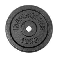 Obciążenie żeliwne Insportline Black (30 mm) 10 kg
