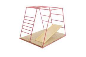 Domowy plac zabaw dla dzieci różowy Pastel