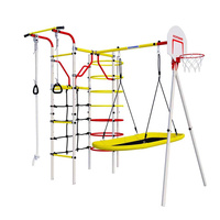 Plac zabaw Stacja kosmiczna | Tunel + Kosz + Leżak huśtawka | 100 kg