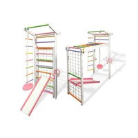 Domowy Plac zabaw Drabinka Czempion biało-różowa