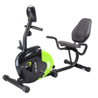 Rower stacjonarny treningowy poziomy R9259 PLUS HMS czarno-zielony