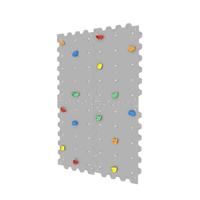 Ścianka wspinaczkowa do pokoju 4x drewno płyta 50x75 + 15 uchwytów białych