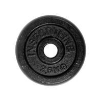 Obciążenie żeliwne Insportline Black (30 mm) 2,5 kg