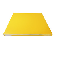 Materac gimnastyczny LEE 100x100x5 cm żółty składany rzepy pokrowiec