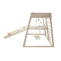 Plac zabaw do domu Tygrys | Montessori | Drabinki + zjeżdżalnia + huśtawka