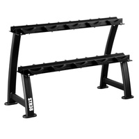 Stojak na hantle STR38 COMMERCIAL HMS dwupoziomowy 300kg stal 5 par