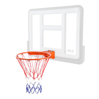 Obręcz do koszykówki Nils ODKR04 - Stalowa, średnica 45 cm z siatką
