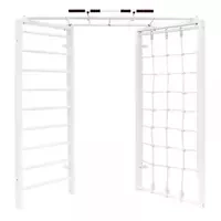 Drabinka gimnastyczna narożna biały Karussell