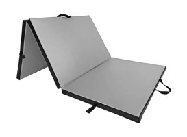 Materac gimnastyczny składany UNDERFIT 195 x 100 x 5 cm twardy szary