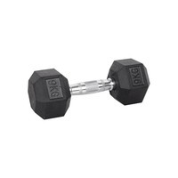 Hantla stała HEX w gumie Insportline 9kg