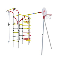 Plac zabaw Stacja kosmiczna | Tunel + Kosz + Talerz-huśtawka | 100 kg