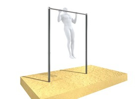 Poręcz Drążek ogrodowy do podciągania OCYNK Street workout UNDERFIT UF9879