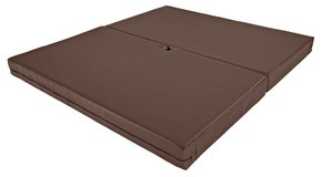 Materac Pole Dance UNDERFIT 130 x 120 x 10 cm miękki brązowy