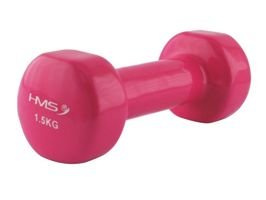Hantla żeliwna pokryta winylem HMS 1,5 kg