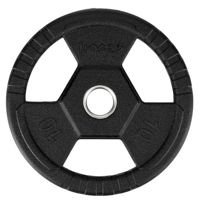 Obciążenie olimpijskie ogumowane czarne TOH10 HMS 10 kg