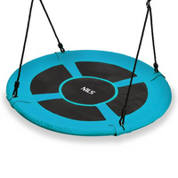 Huśtawka ogrodowa bocianie gniazdo turkusowe NILS CAMP NB5031