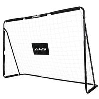 Bramka piłkarska VirtuFit 215×150 cm z płachtą treningową i kotwami