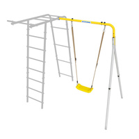 Stelaż metalowy + huśtawka plastikowe siedzisko | 205 cm – malowany proszkowo