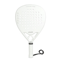 Rakieta do padel VirtuFit Fusion Pro biało-srebrna 365g moc i precyzja