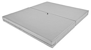 Materac Pole Dance UNDERFIT 130 x 120 x 10 cm miękki szary