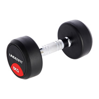 Hantla gumowana 6 kg UNDERFIT do ćwiczeń siłowych fitness